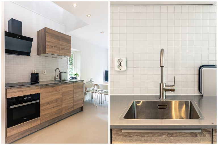 Antonia open keuken met luxe aanrecht bij Woudstee