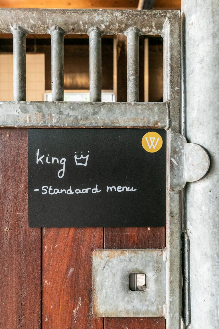 Naambordje merrie King bij Antonia Woudstee